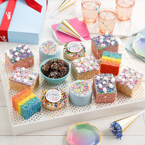 Deluxe Rice Krispie Congratulations Gift Box Deluxe Rice Krispie Congratulations Gift Box