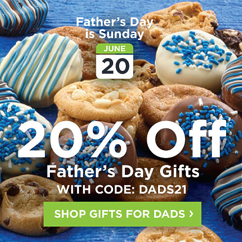 20% Off Father's Day Gifts with code: DADS21