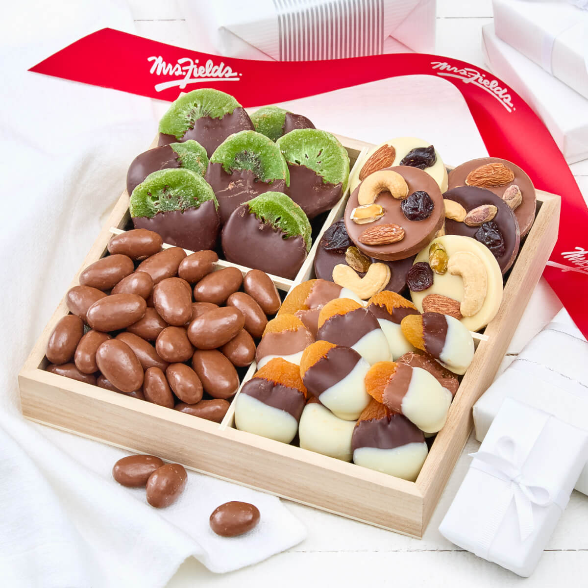 Belgian Chocolate Dried Fruit & Nuts Tray Mrs. Fields®