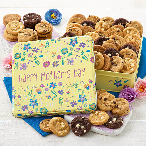 Garden Flowers 60 Nibbler Tin Garden Flowers 60 Nibbler Tin
