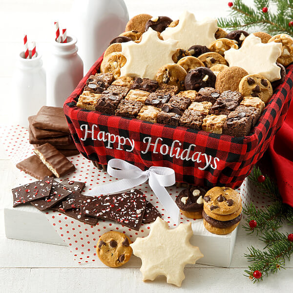 Checking-It-Twice Basket holiday christmas xmas basket gift gourmet gift basket