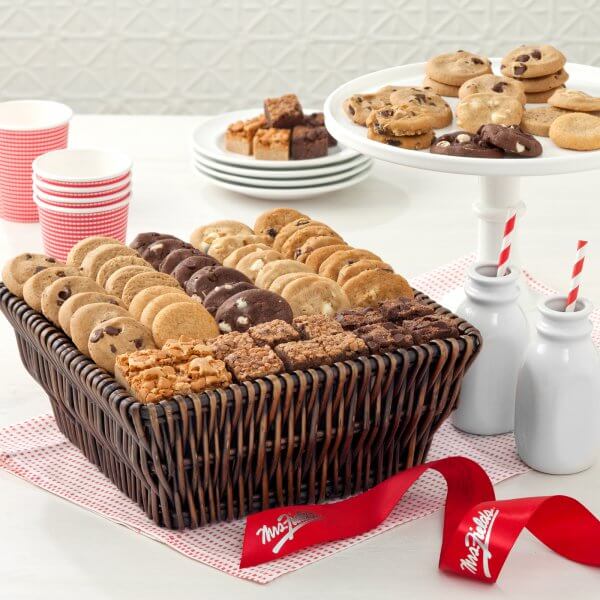 72 Nibblers 36 Brownie Bites Basket personalized gifts personalized gift corporate gifts custom gifts gift basket baskets