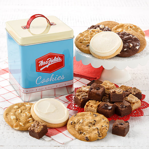 Totable Cookie Canister tin everyday classic cookies gift cookie gift gift tin