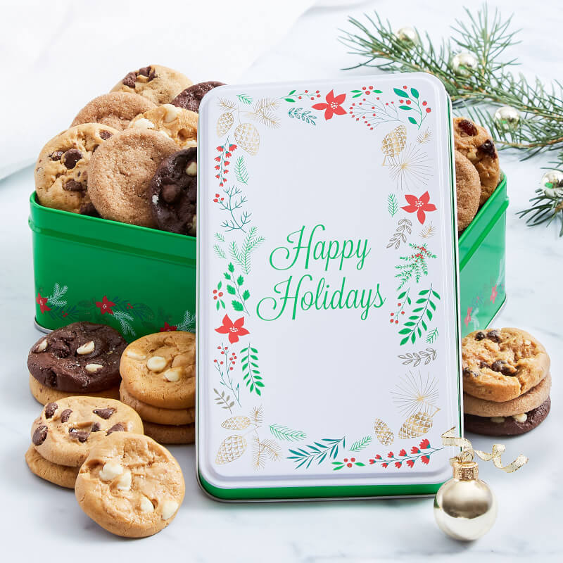 Happy Holidays 30 Nibblers Tin Happy Holidays 30 Nibblers Tin