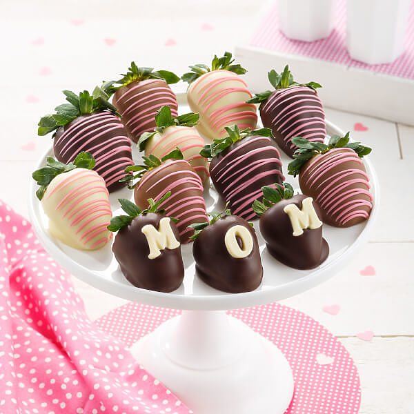 MOM Full Dozen Belgian Chocolate Berry-Gram MOM Full Dozen Belgian Chocolate Berry-Gram