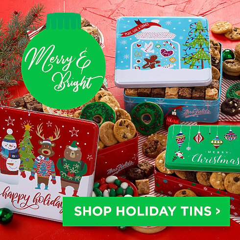 Merry and Bright Shop Holiday Gift Tins