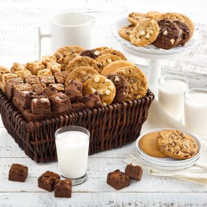 Cookies Brownie Bites Sampler Basket personalized gifts personalized gift corporate gifts custom gifts gift basket baskets