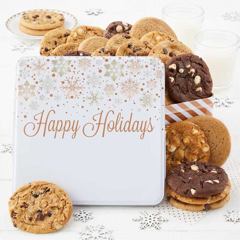 Snow Flurry Cookie Tin Snow Flurry Cookie Tin
