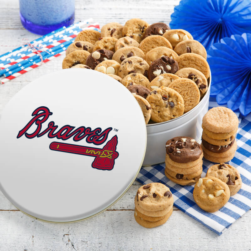 Atlanta Braves 48 Nibblers Tin Atlanta Braves 48 Nibblers Tin