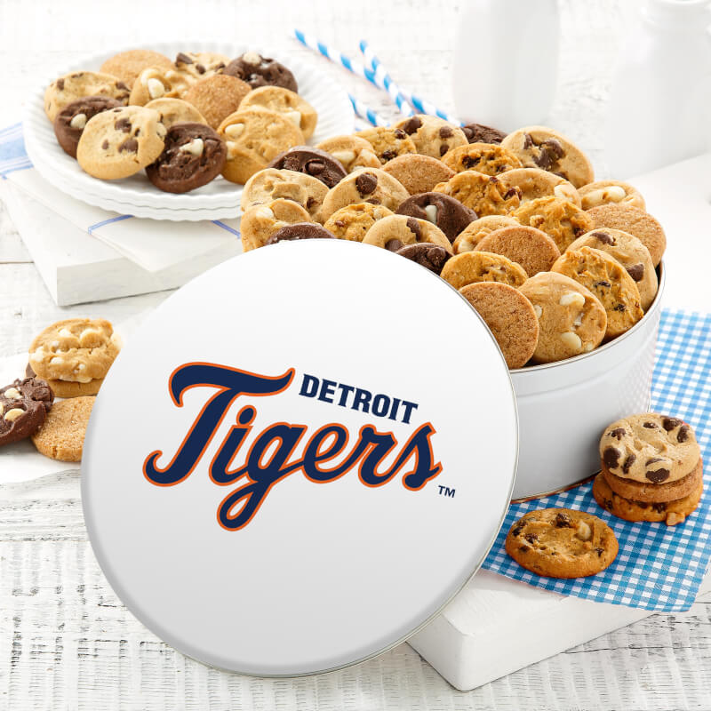 Detroit Tigers 48 Nibblers Tin Detroit Tigers 48 Nibblers Tin