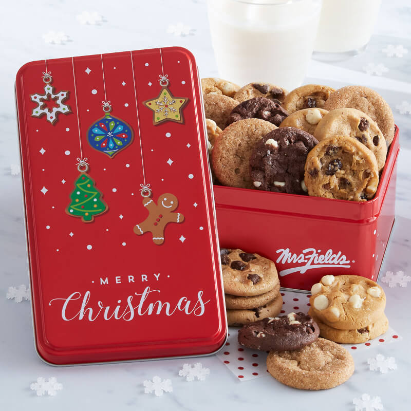 Merry Christmas 30 Nibblers Tin Merry Christmas 30 Nibblers Tin