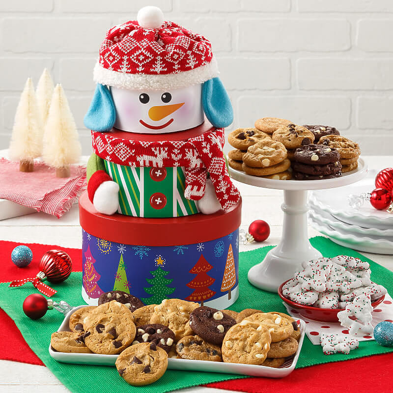 Traditional Snowman Nibbler Tower Traditional Snowman Nibbler Tower