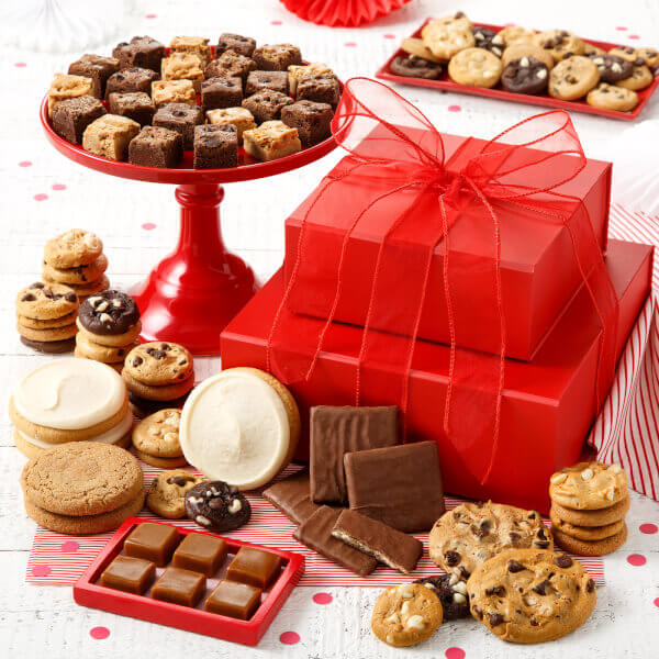 Personal Crimson Cookie Tower Nut-Free Personal Crimson Cookie Tower Nut-Free