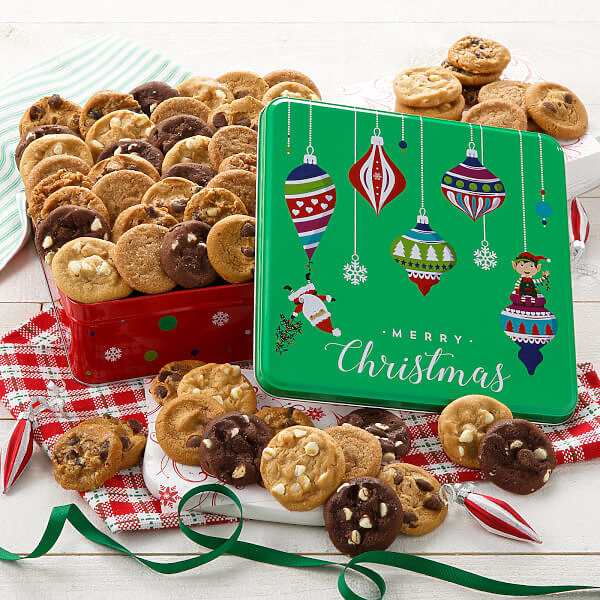 Merry Christmas 60 Nibblers Tin Merry Christmas 60 Nibblers Tin