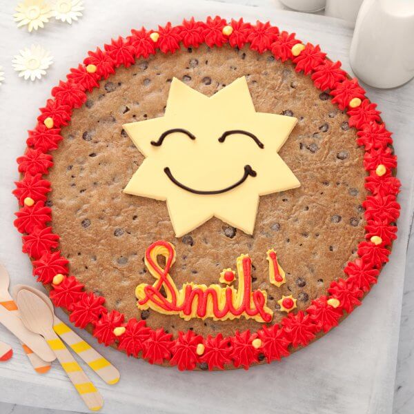 Smile Cookie Cake Smile Cookie Cake