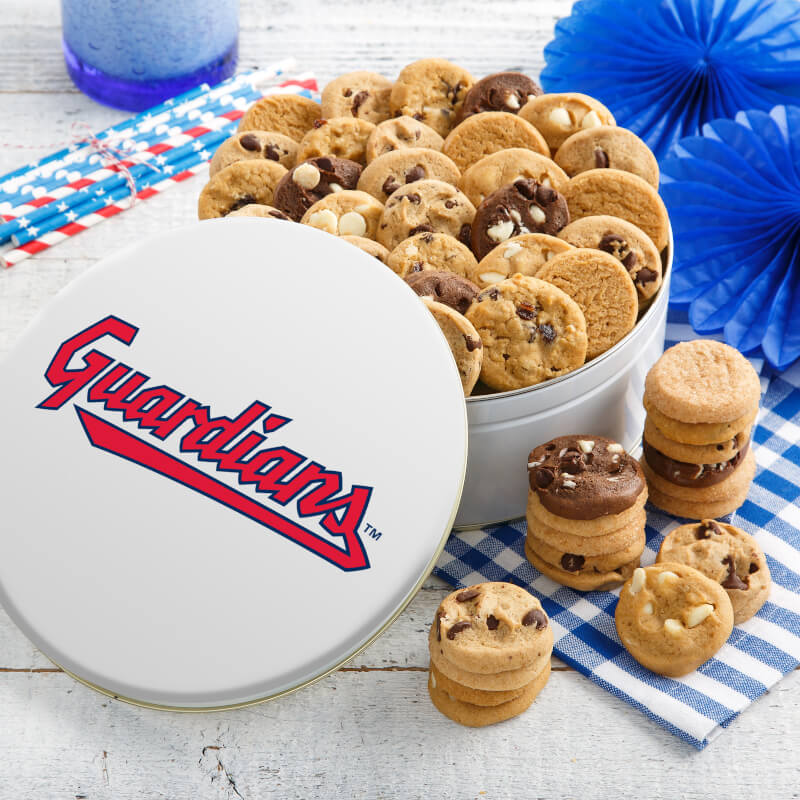 Cleveland Guardians 48 Nibblers Tin Cleveland Guardians 48 Nibblers Tin