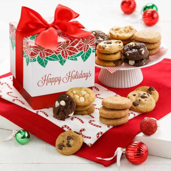 Poinsettia Perfect 24 Nibblers Gift Box Poinsettia Perfect 24 Nibblers Gift Box
