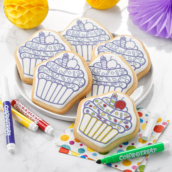 6 Cookie Birthday Bouquet 6 Cookie Birthday Bouquet
