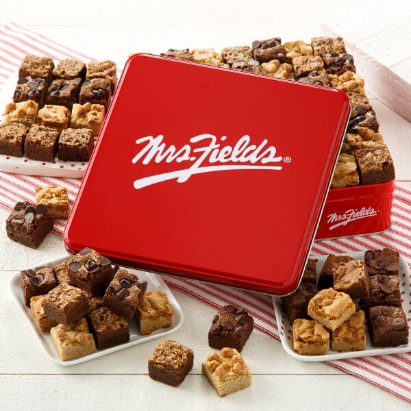 Mrs Fields Signature Brownie Bites Tin Mrs Fields Signature Brownie Bites Tin