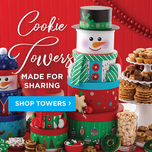 Holiday Cookie Towers. Shop Towers.