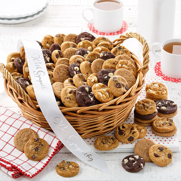 With Sympathy Nibbler Basket With Sympathy Nibbler Basket
