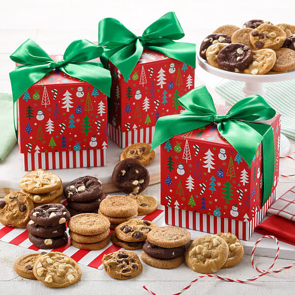 Present Perfect 24 Nibblers Mini Gift Box Trio Present Perfect 24 Nibblers Mini Gift Box Trio