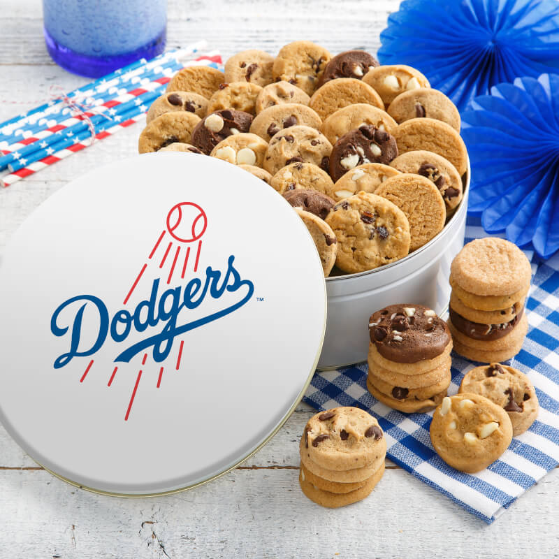 Los Angeles Dodgers 48 Nibblers Tin Los Angeles Dodgers 48 Nibblers Tin