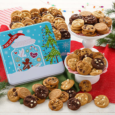 Peace, Love & Cookies 90 Nibblers Tin