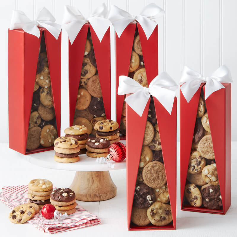 Red Christmas Tree Nibblers Box Case of 5 Red Christmas Tree Nibblers Box Case of 5