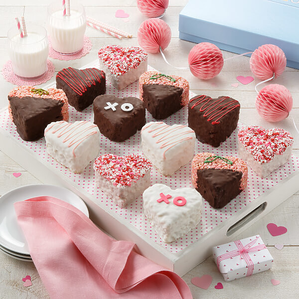 Deluxe Rice Krispie Valentine Gift Box Deluxe Rice Krispie Valentine Gift Box
