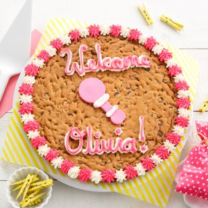 Its a Girl Custom Cookie Cake Its a Girl Custom Cookie Cake