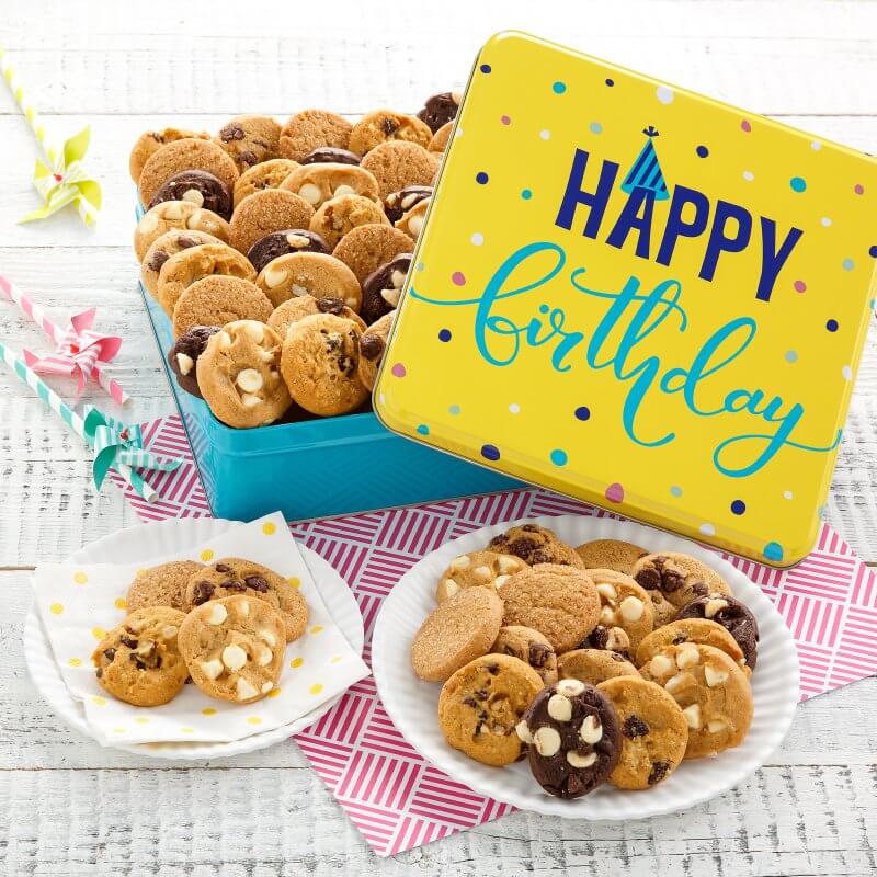 Happy Birthday 60 Nibblers Tin Happy Birthday 60 Nibblers Tin
