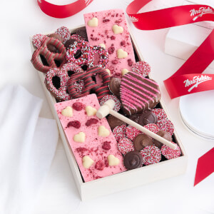 Belgian Chocolate Pink Assorted Tray - Belgian Chocolate Pink Assorted Tray