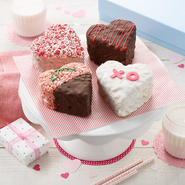 Rice Krispie Valentine Gift Box - 4 count Rice Krispie Valentine Gift Box - 4 count