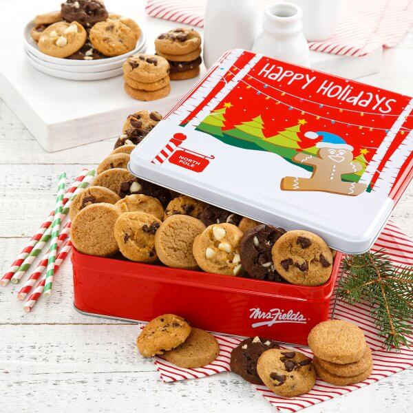 Happy Holidays 60 Nibblers Tin Happy Holidays 60 Nibblers Tin