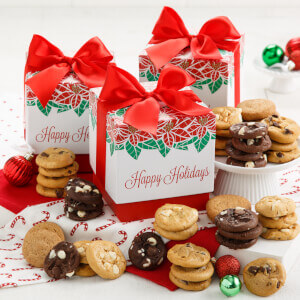 Poinsettia Perfect 24 Nibblers Gift Box Case of 12 Poinsettia Perfect 24 Nibblers Gift Box Case of 12
