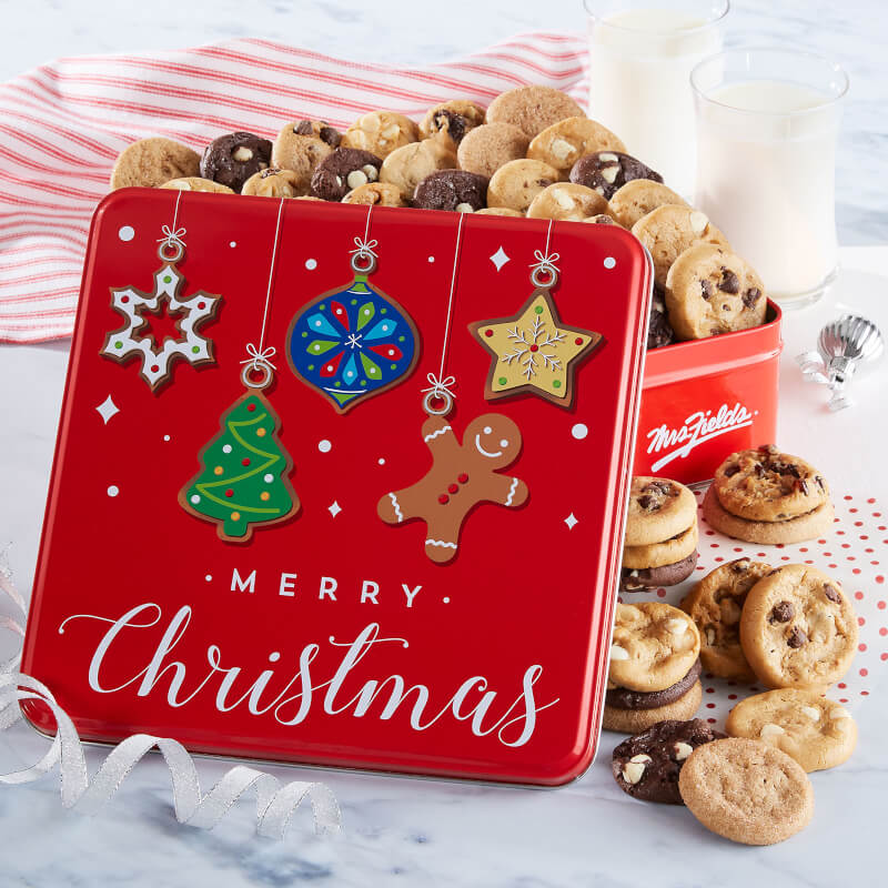 Merry Christmas 60 Nibblers Tin Merry Christmas 60 Nibblers Tin