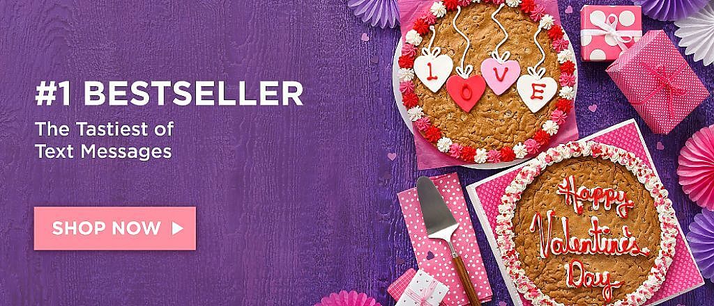 Valentine's Day Cookie Cakes