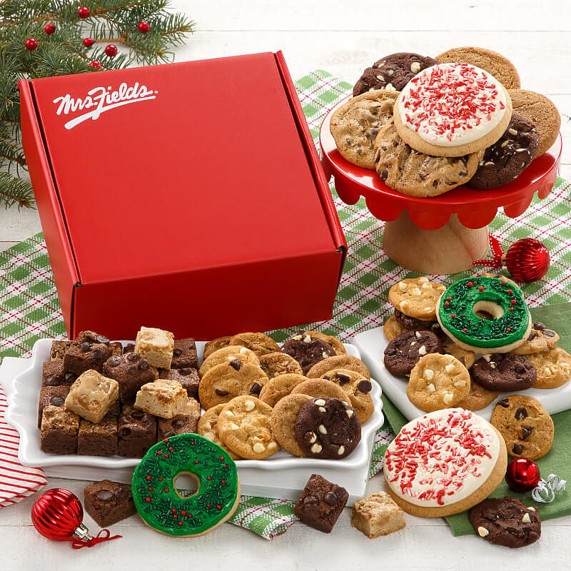 Mrs Fields Holiday Cookie Box Mrs Fields Holiday Cookie Box