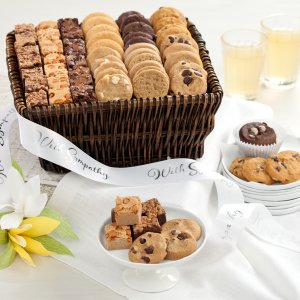 Sympathy 72 Nibbler 36 Brownie Bite Basket Sympathy 72 Nibbler 36 Brownie Bite Basket