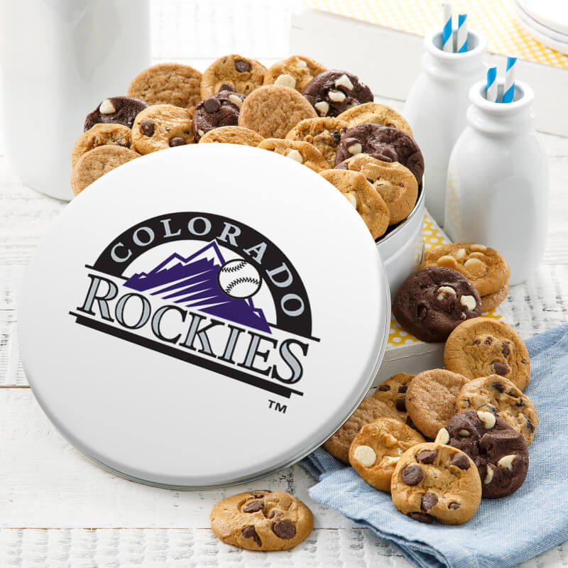 Colorado Rockies 48 Nibbler Tin Colorado Rockies 48 Nibbler Tin