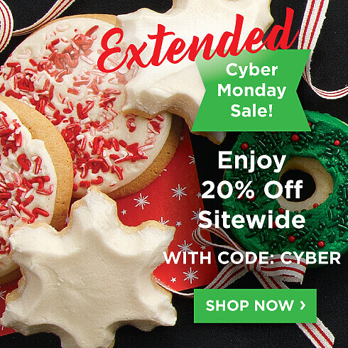 Extended! Cyber Monday Sale! 20% Sitewide with code: CYBER