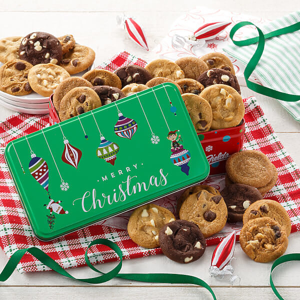 Merry Christmas 30 Nibblers Tin Nut-Free Merry Christmas 30 Nibblers Tin Nut-Free