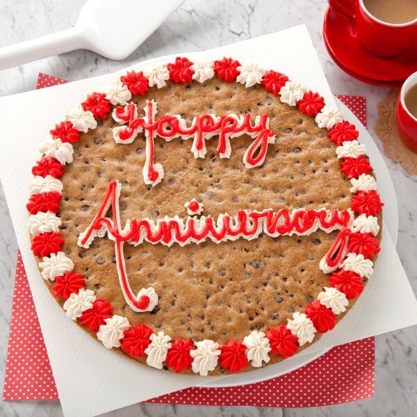 Happy Anniversary Big Cookie Cake Happy Anniversary Big Cookie Cake