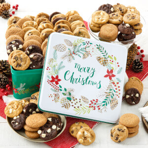 Merry Christmas 90 Nibblers Nut-Free Tin Merry Christmas 90 Nibblers Nut-Free Tin