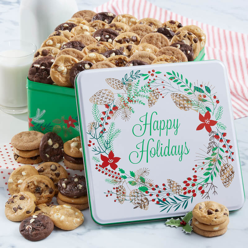 Happy Holidays 90 Nibblers Tin Happy Holidays 90 Nibblers Tin