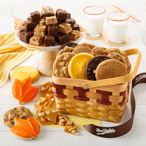 Autumn Abundance Basket fall basket gift cookie gift basket