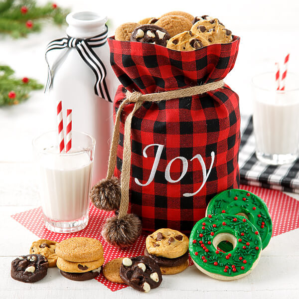 Checking-It-Twice Tote christmas xmas box gift holiday bundle cookies cookie holiday gifts