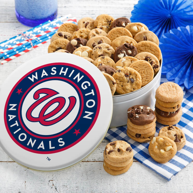 Washington Nationals 48 Nibbler Tin Washington Nationals 48 Nibbler Tin