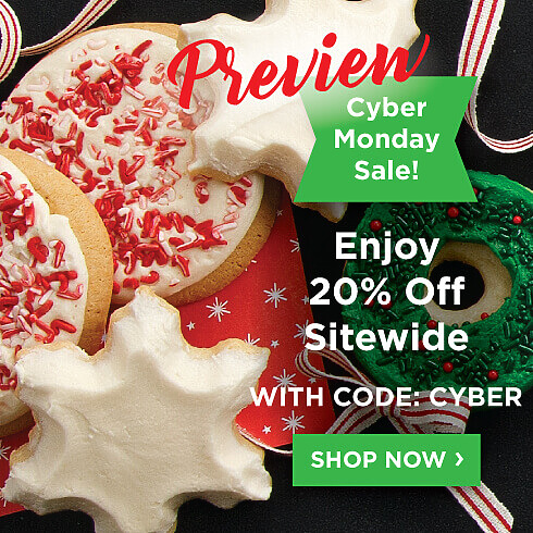 Preview! Cyber Monday Sale! 20% Sitewide with code: CYBER